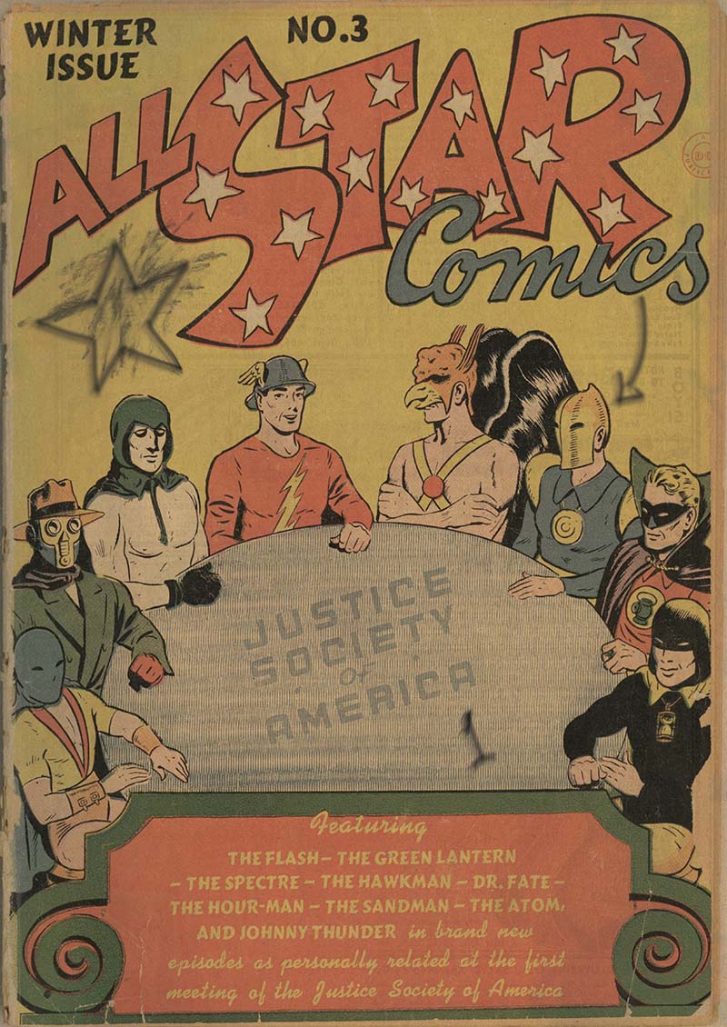 AllStar Comics 3 595 NFT artwork
