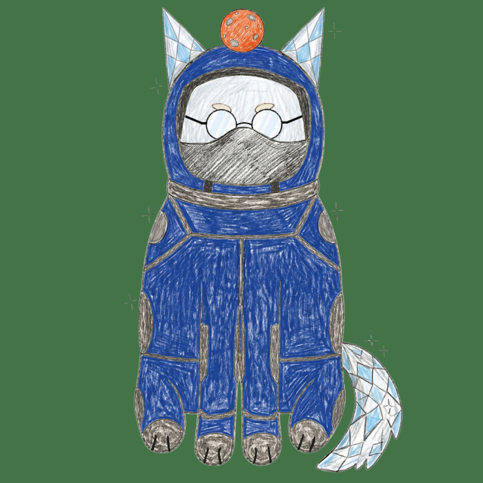 Space Shibas #16 NFT artwork