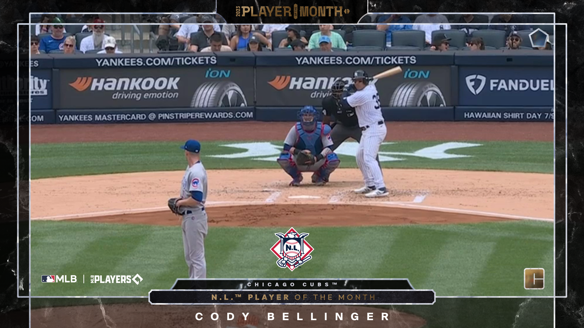 Cody Bellinger NL Player of t 5 NFT artwork