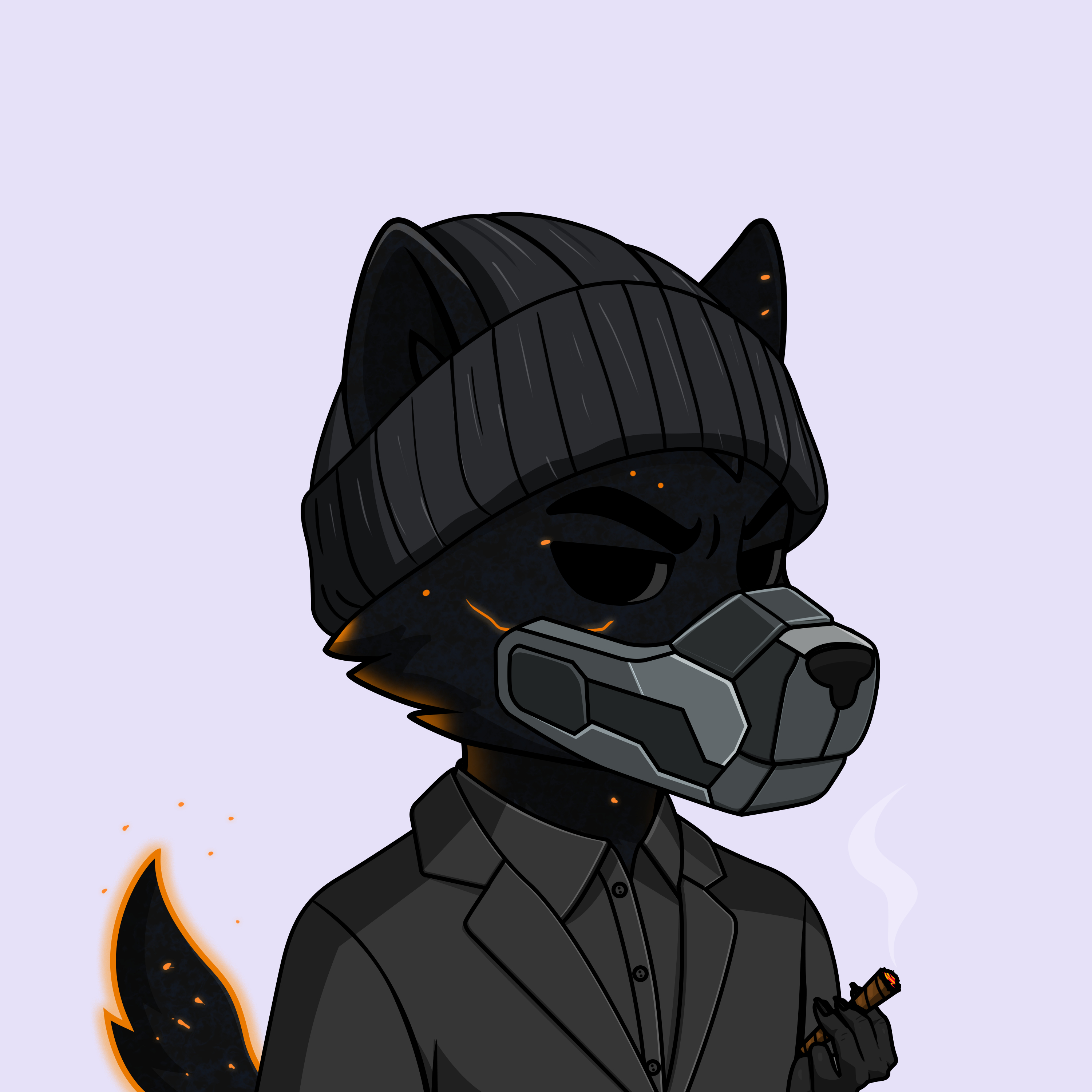 Apex Wolf #2566 NFT artwork