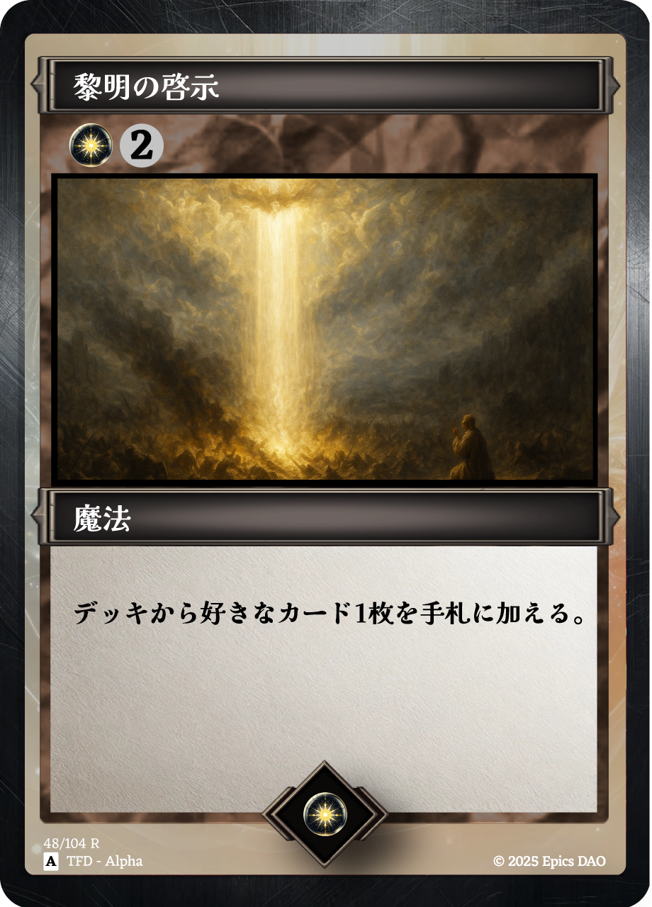 黎明の啓示 #0004 NFT artwork
