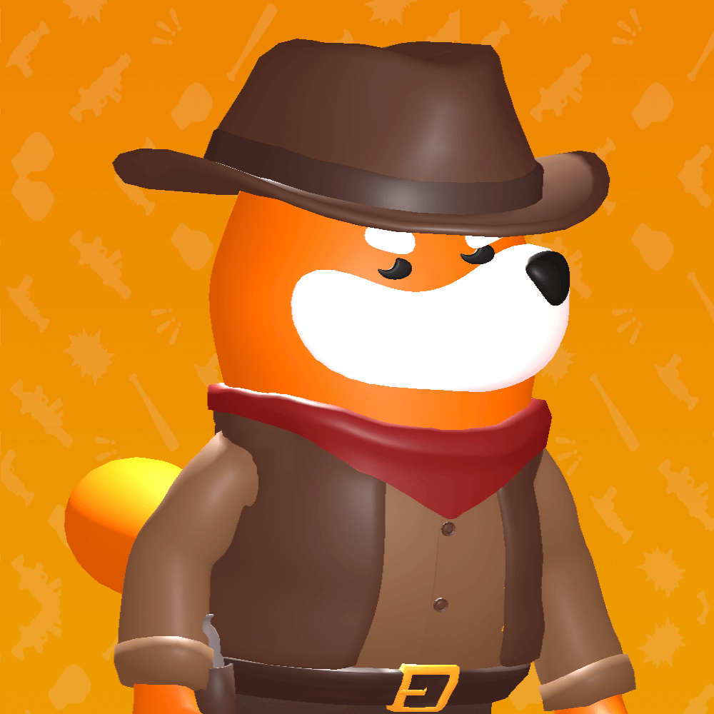 Bonk Outlaw #4892 NFT artwork
