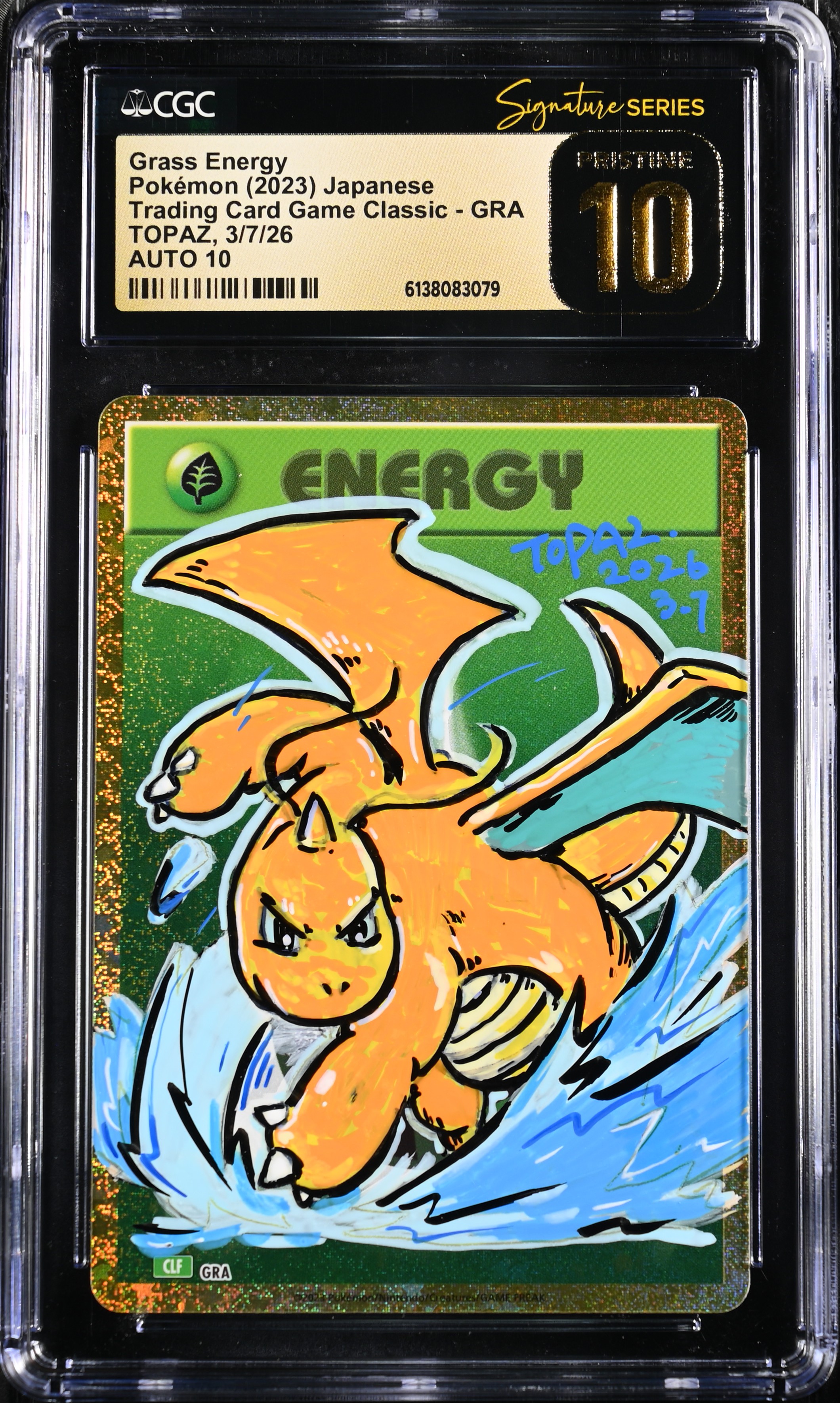 2023 #GRA Grass Energy CGC 10 Pr NFT artwork