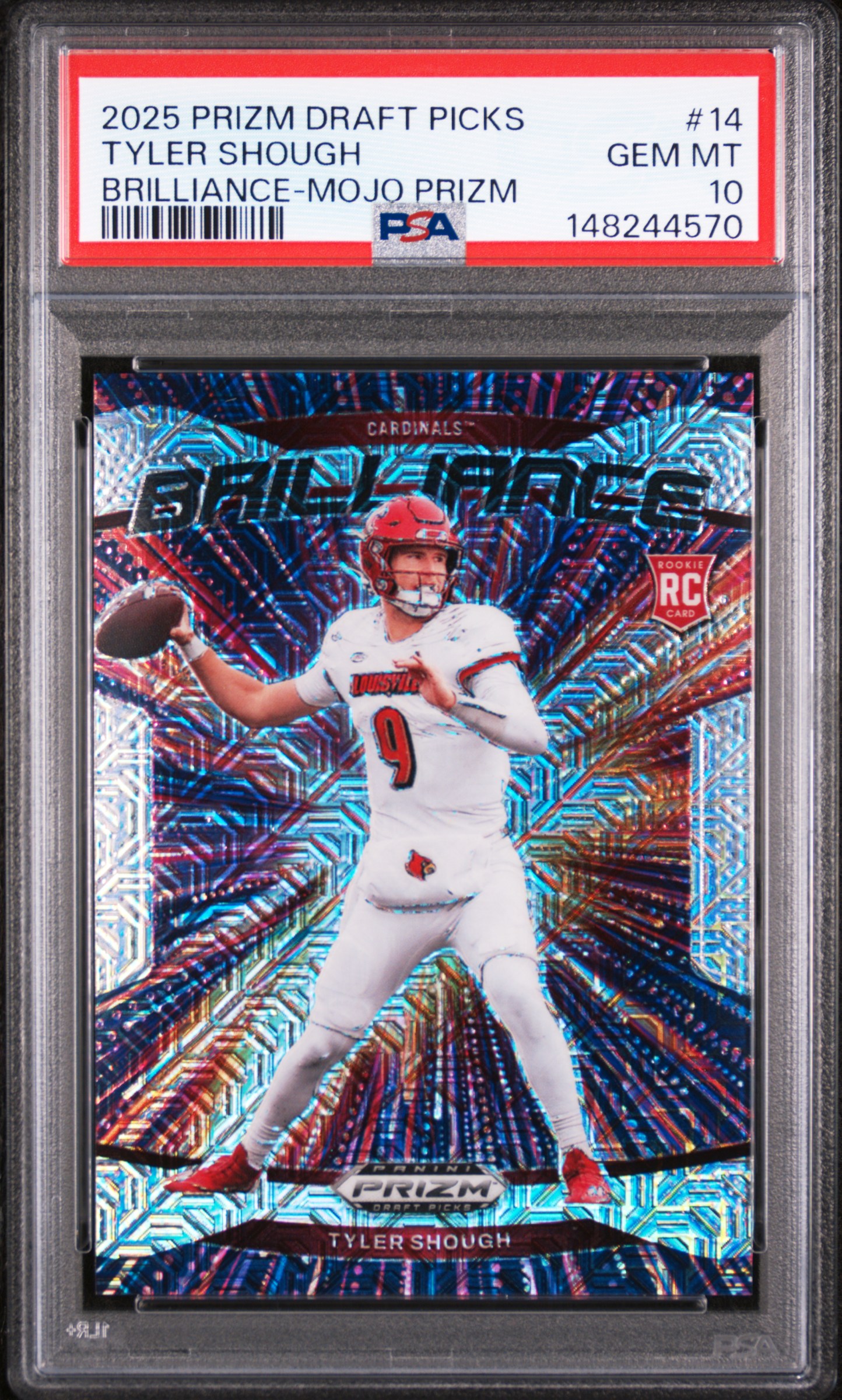 2025 #14 Tyler Shough PSA 10 Pan NFT artwork