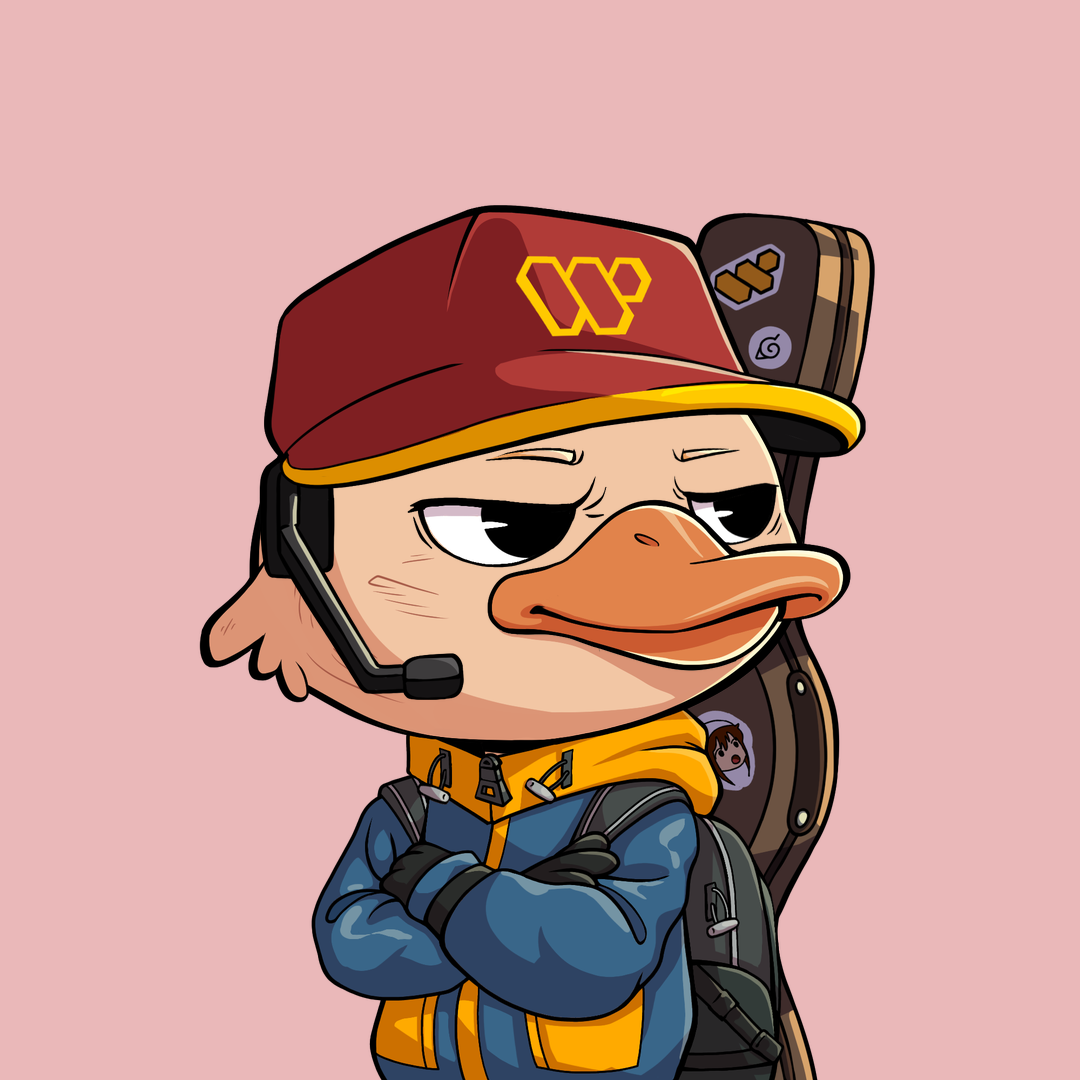 Quack Heads #1658 NFT artwork
