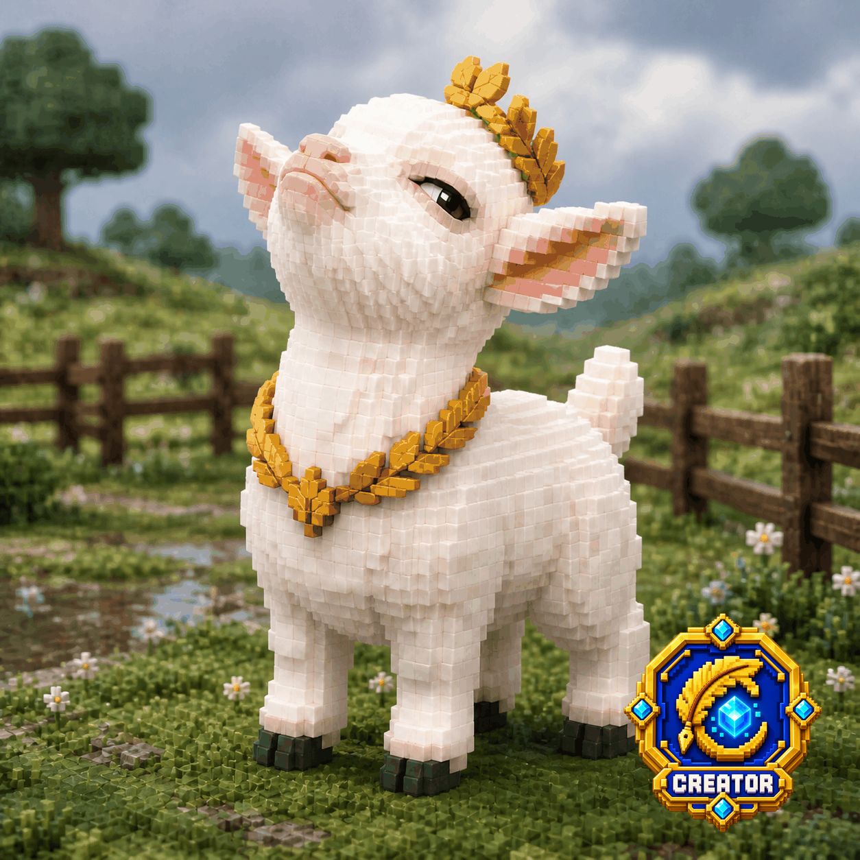 #1 Proud Baby Goat NFT artwork