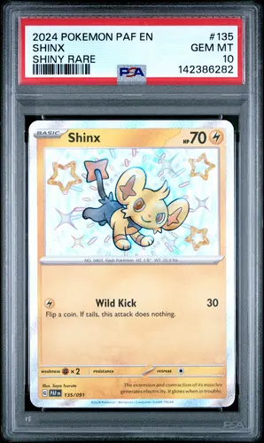 PSA GEM MT 10 SHINX, 2024, POKEM NFT artwork