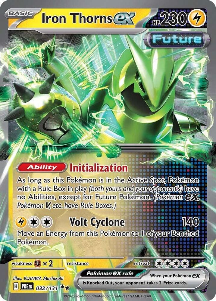 Iron Thorns ex #32 Prismatic Evo NFT artwork