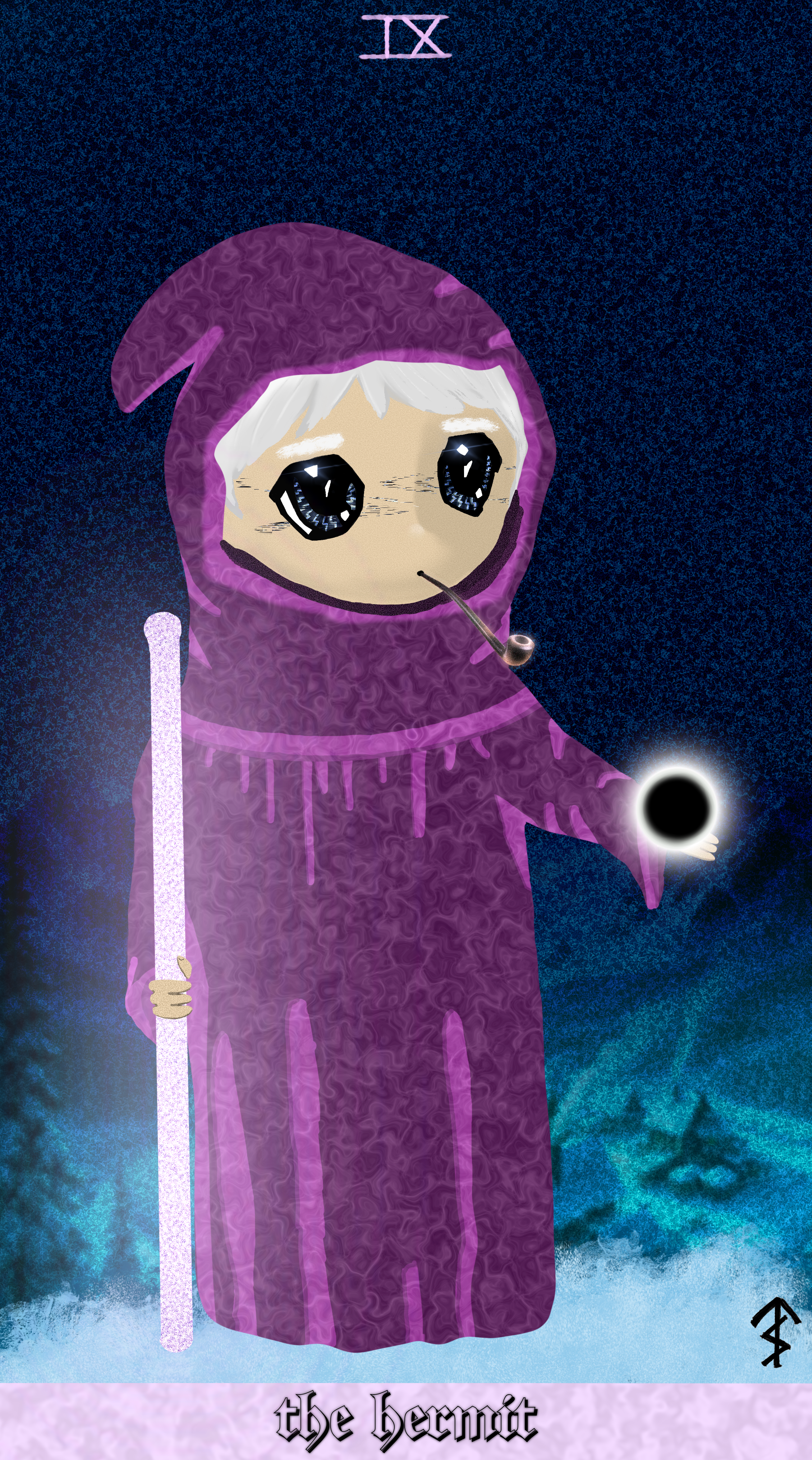 The Hermit NFT artwork