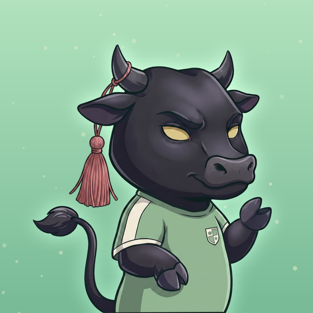 Black Bull #1181 NFT artwork
