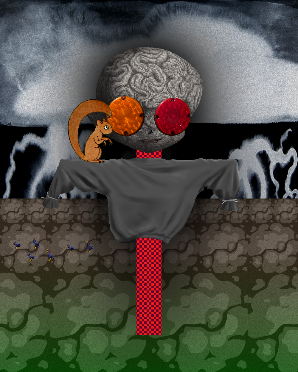 Scarecrow #1013 NFT artwork