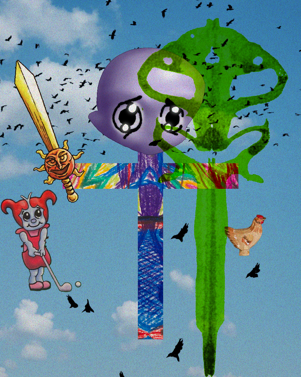 Scarecrow #3620 NFT artwork