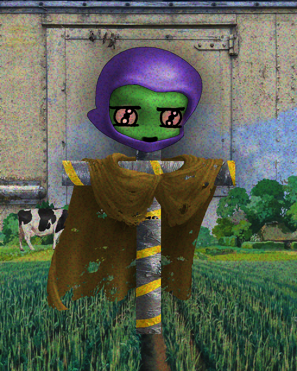 Scarecrow #743 NFT artwork