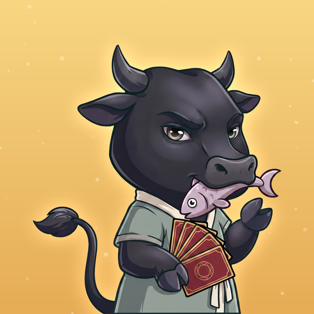 Black Bull #1753 NFT artwork