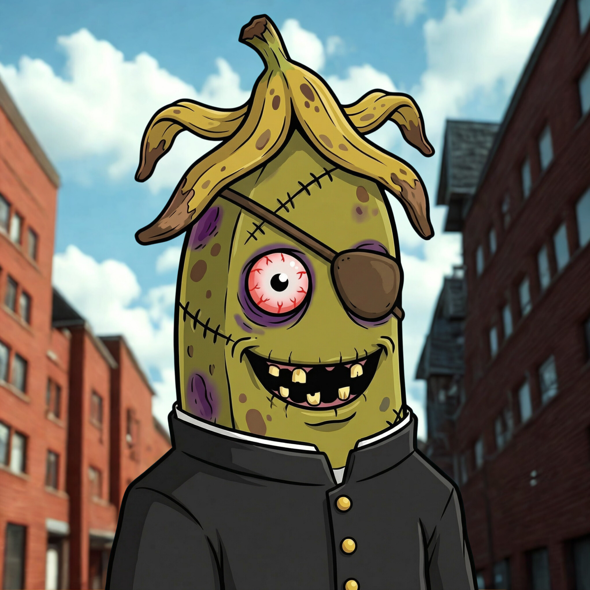 Animal Banana Punks #71 NFT artwork