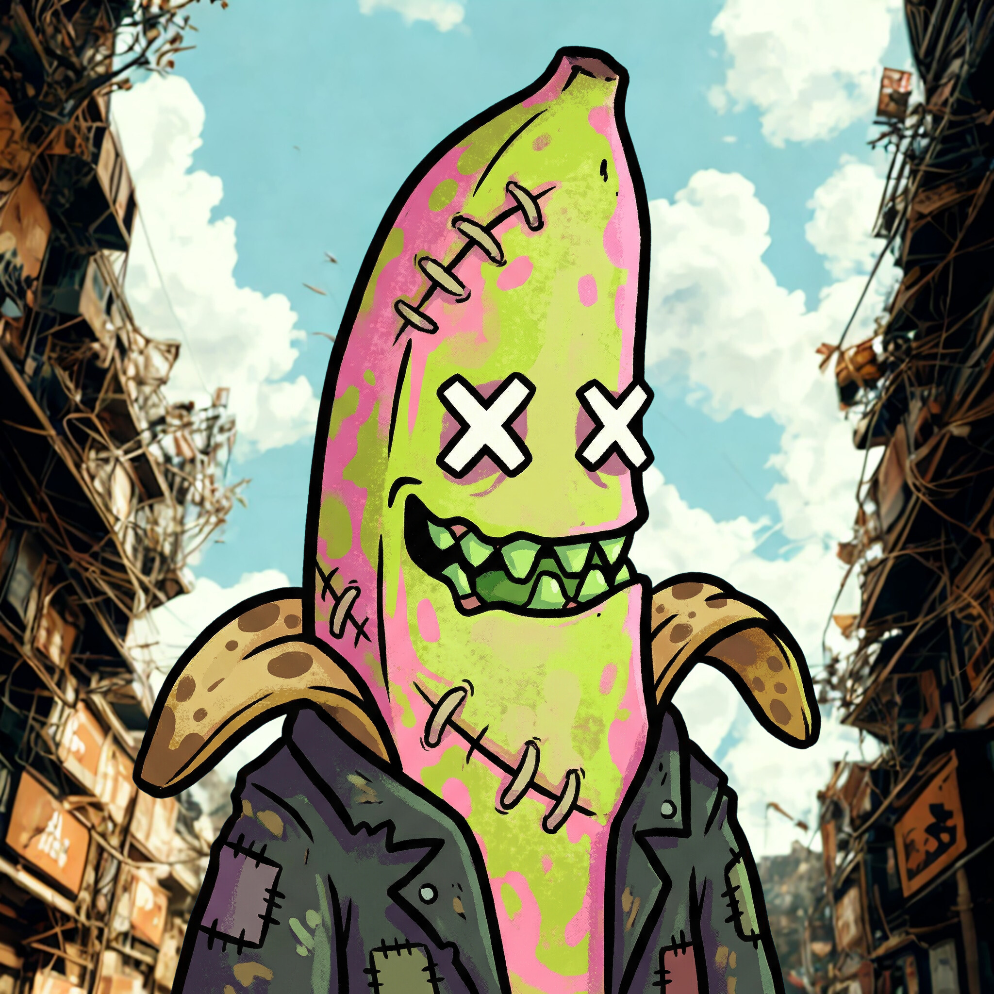 Animal Banana Punks #24 NFT artwork
