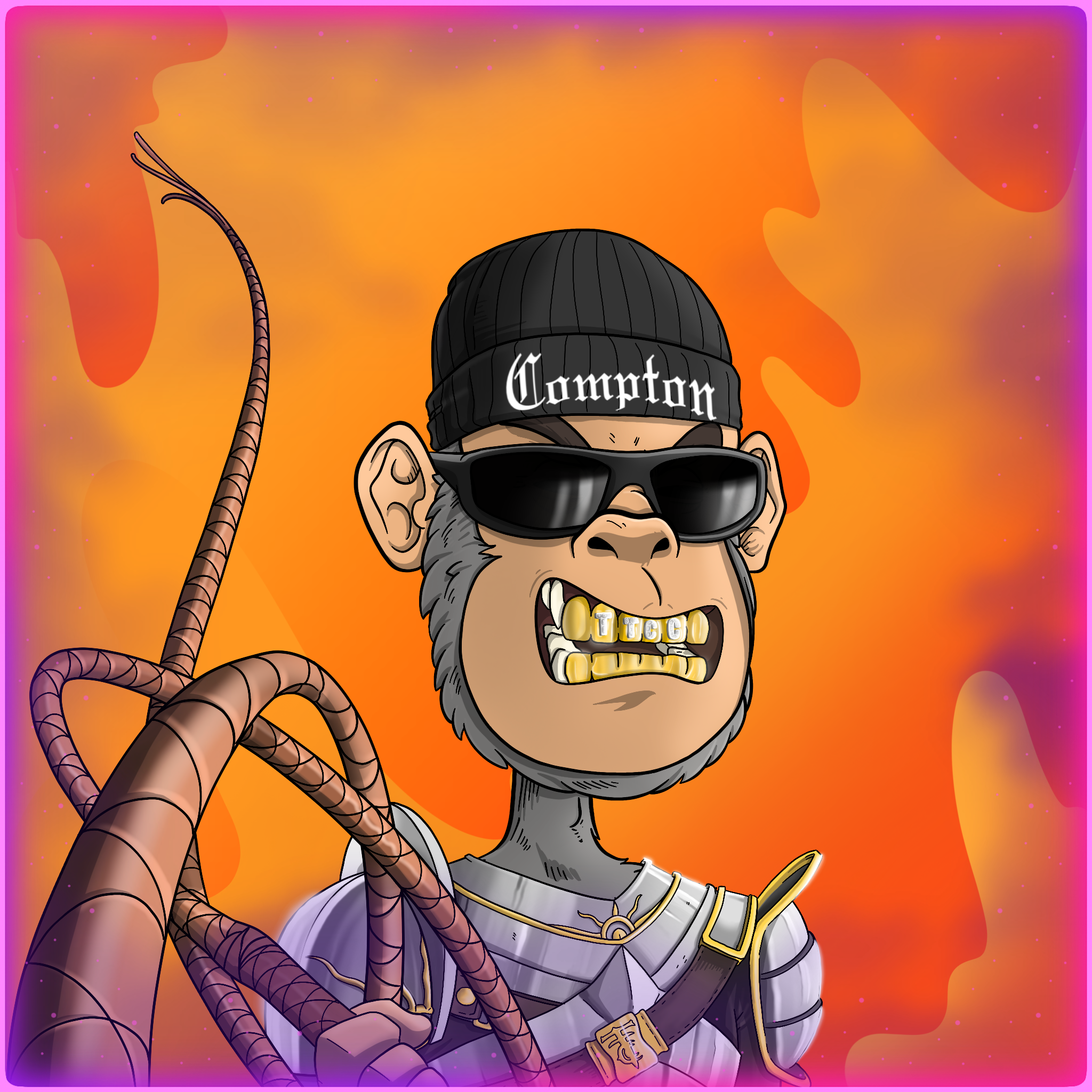 Time Traveling Chimp #3096 NFT artwork
