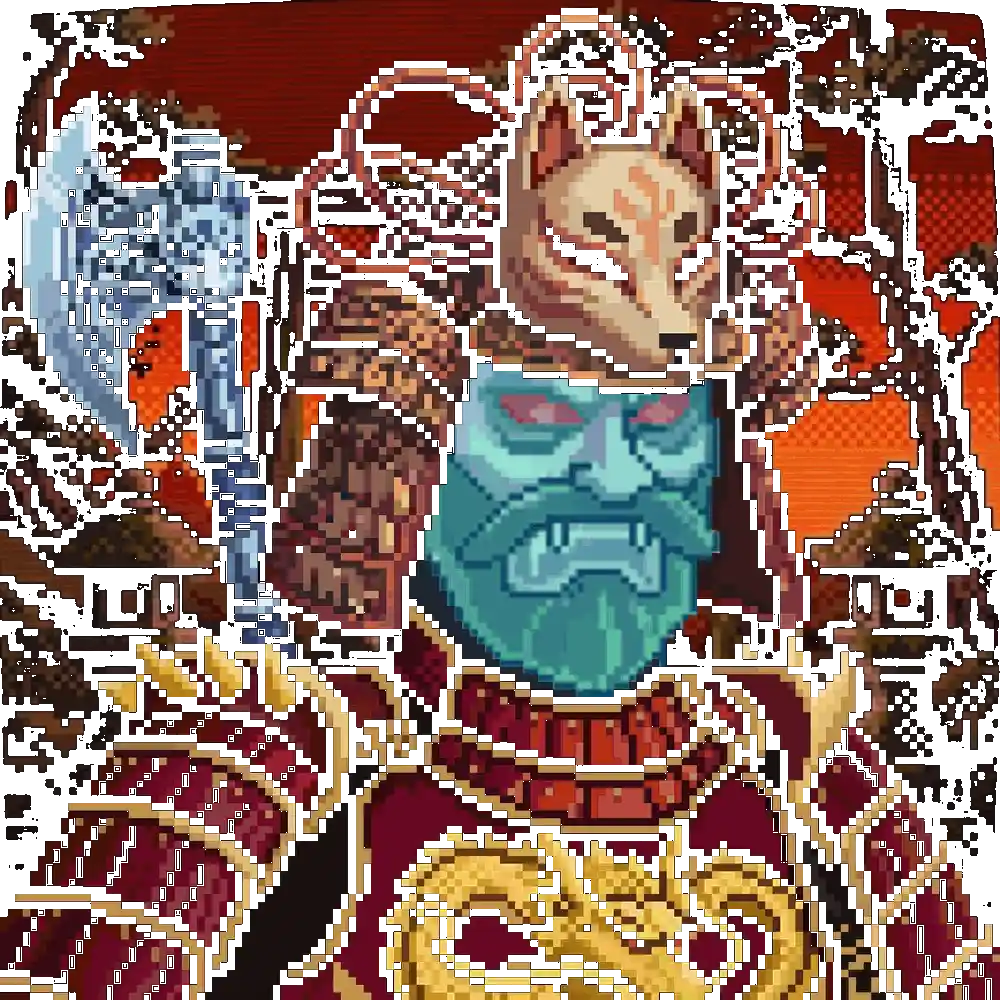 Samurai #1030 NFT artwork