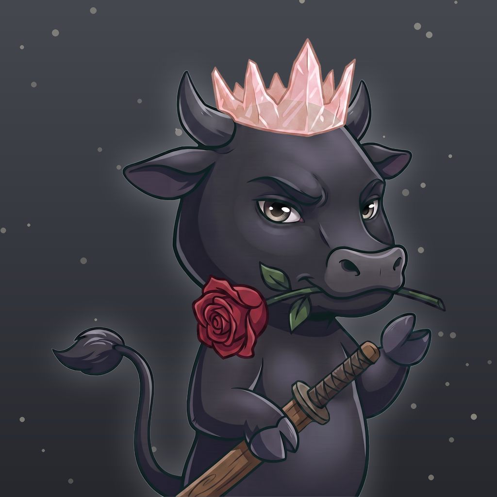 Black Bull #488 NFT artwork
