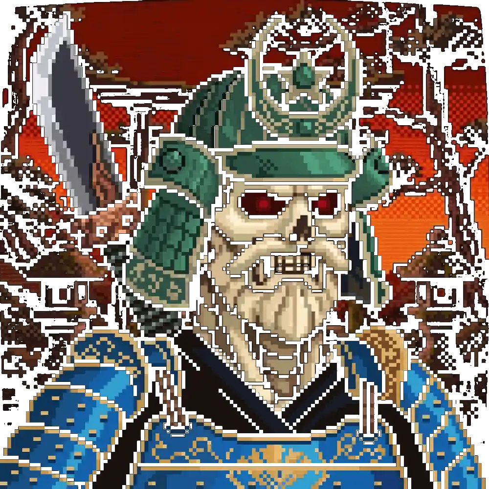 Samurai #2262 NFT artwork