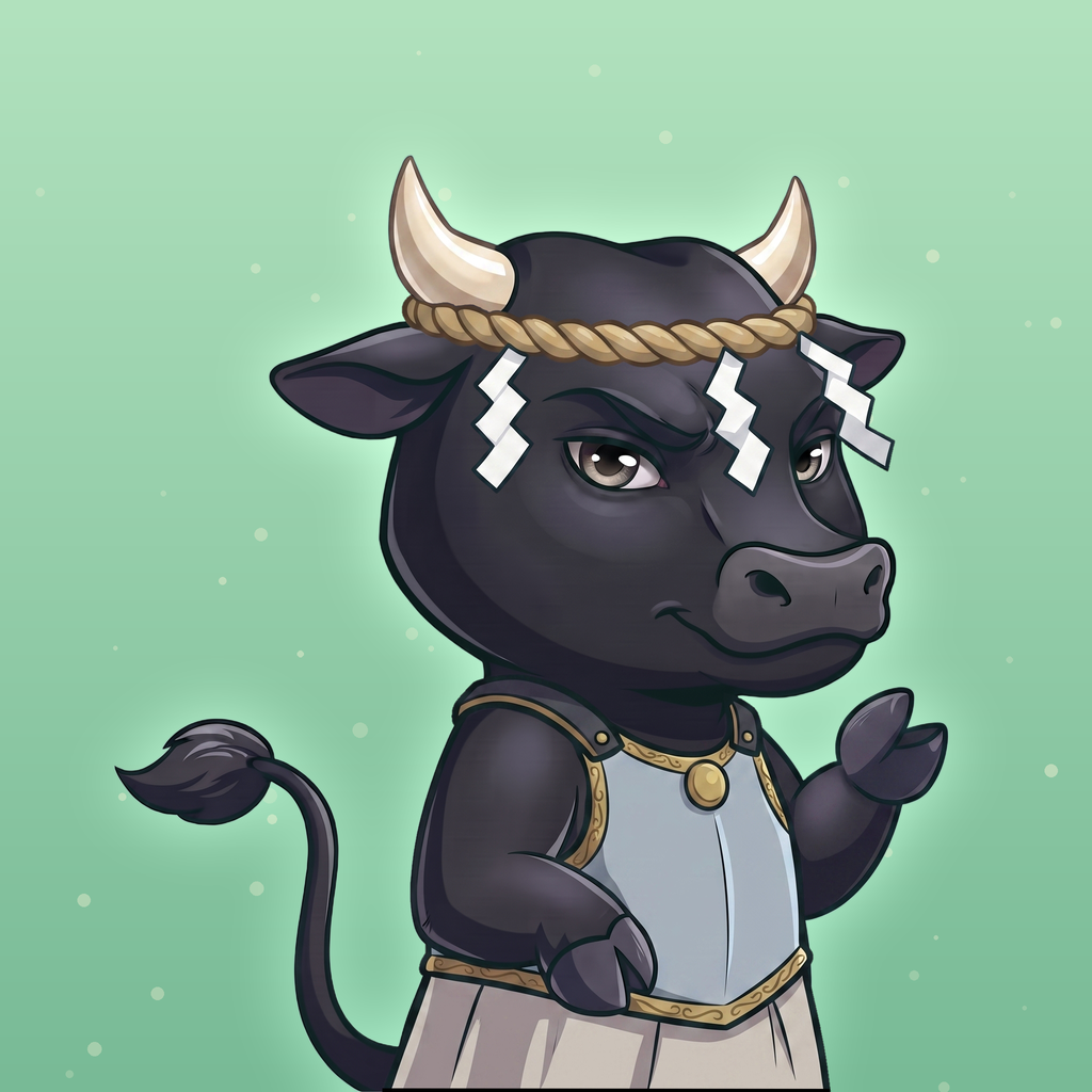 Black Bull #436 NFT artwork