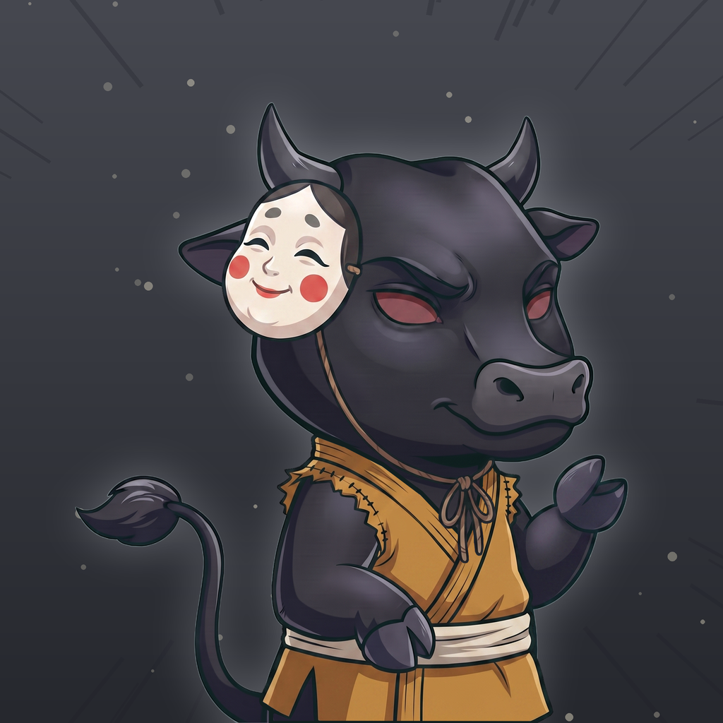 Black Bull #2395 NFT artwork