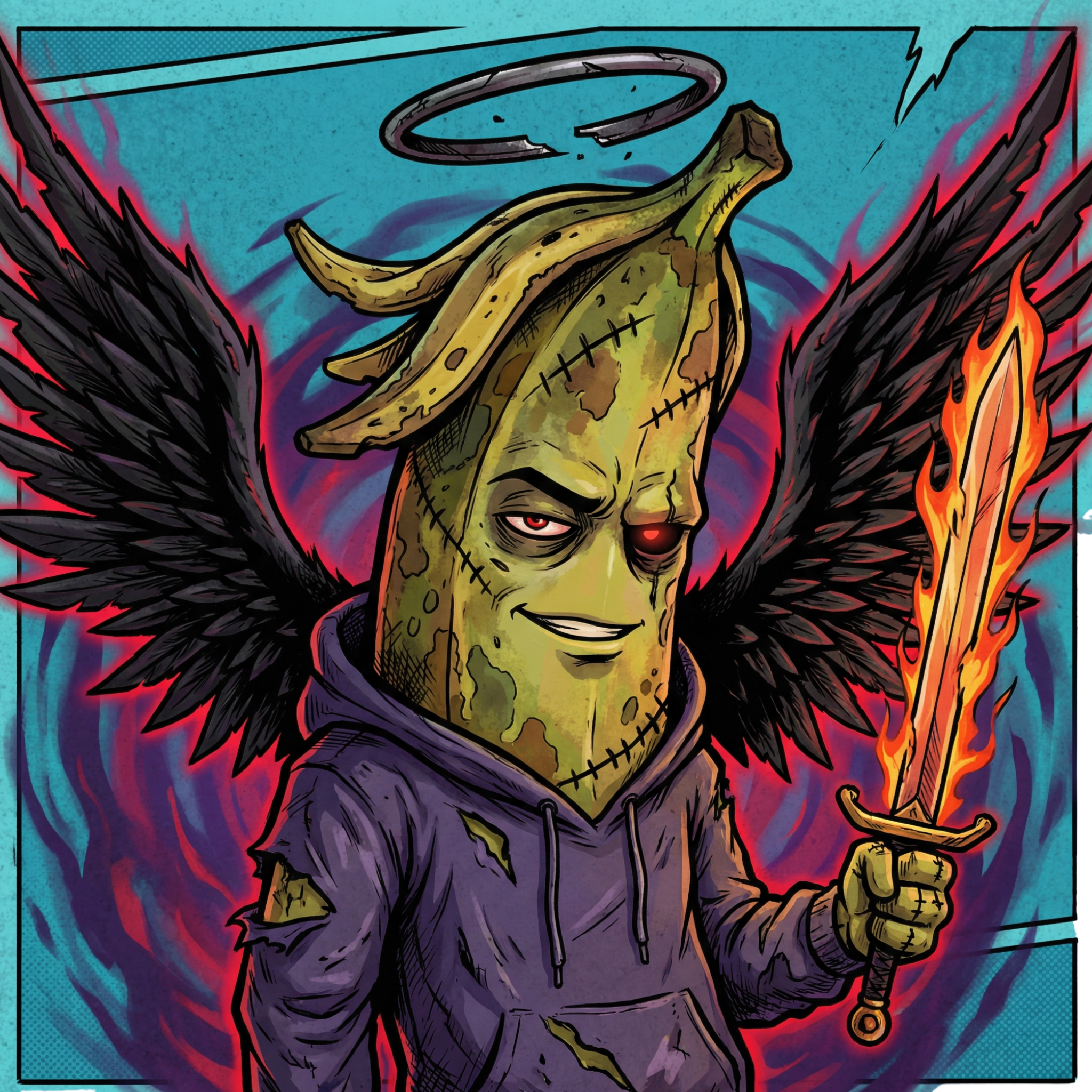 Animal Banana Punks #57 NFT artwork