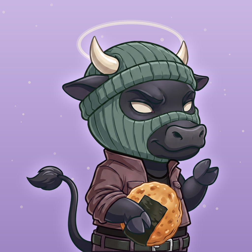 Black Bull #1727 NFT artwork