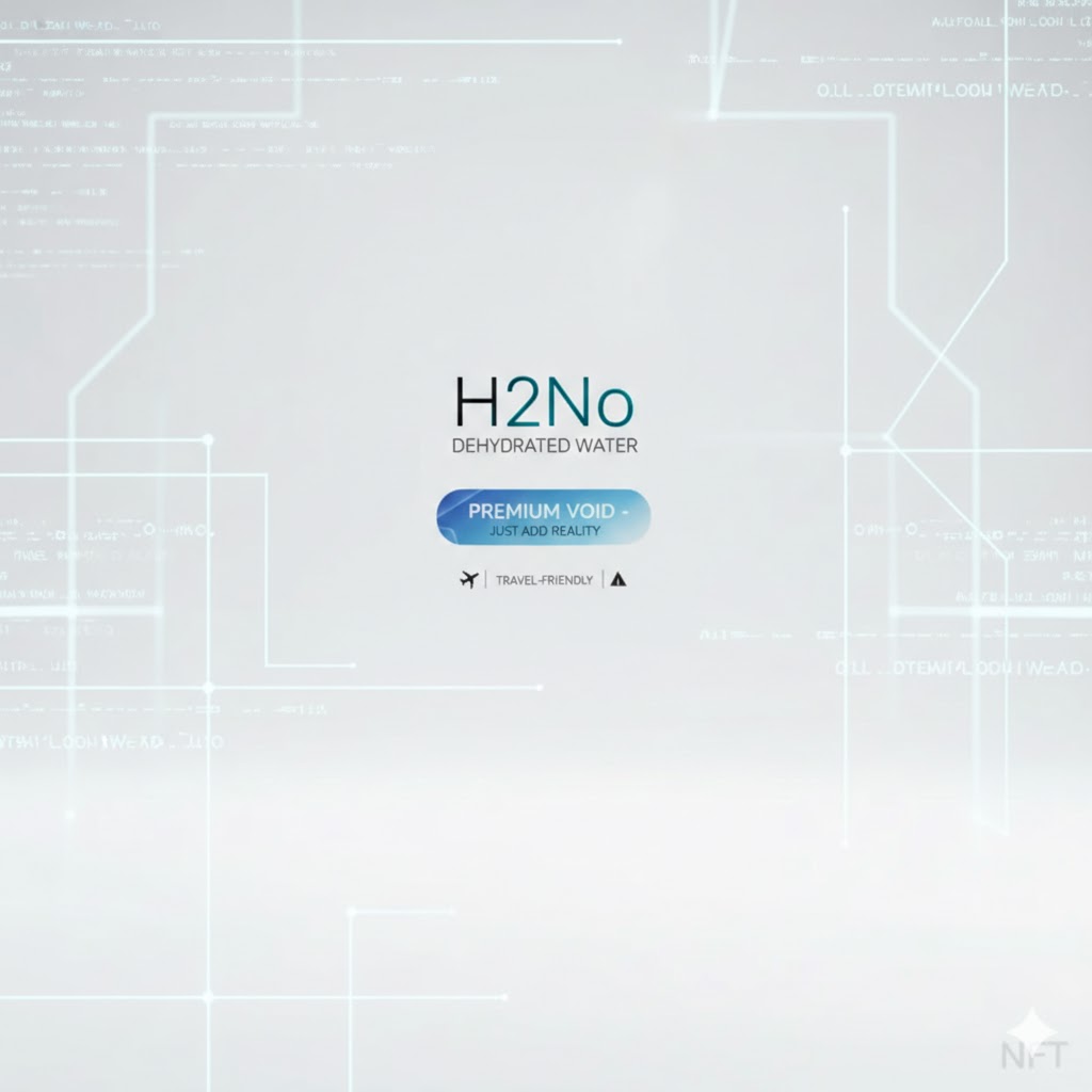 H2No Dehydrated Water collection artwork