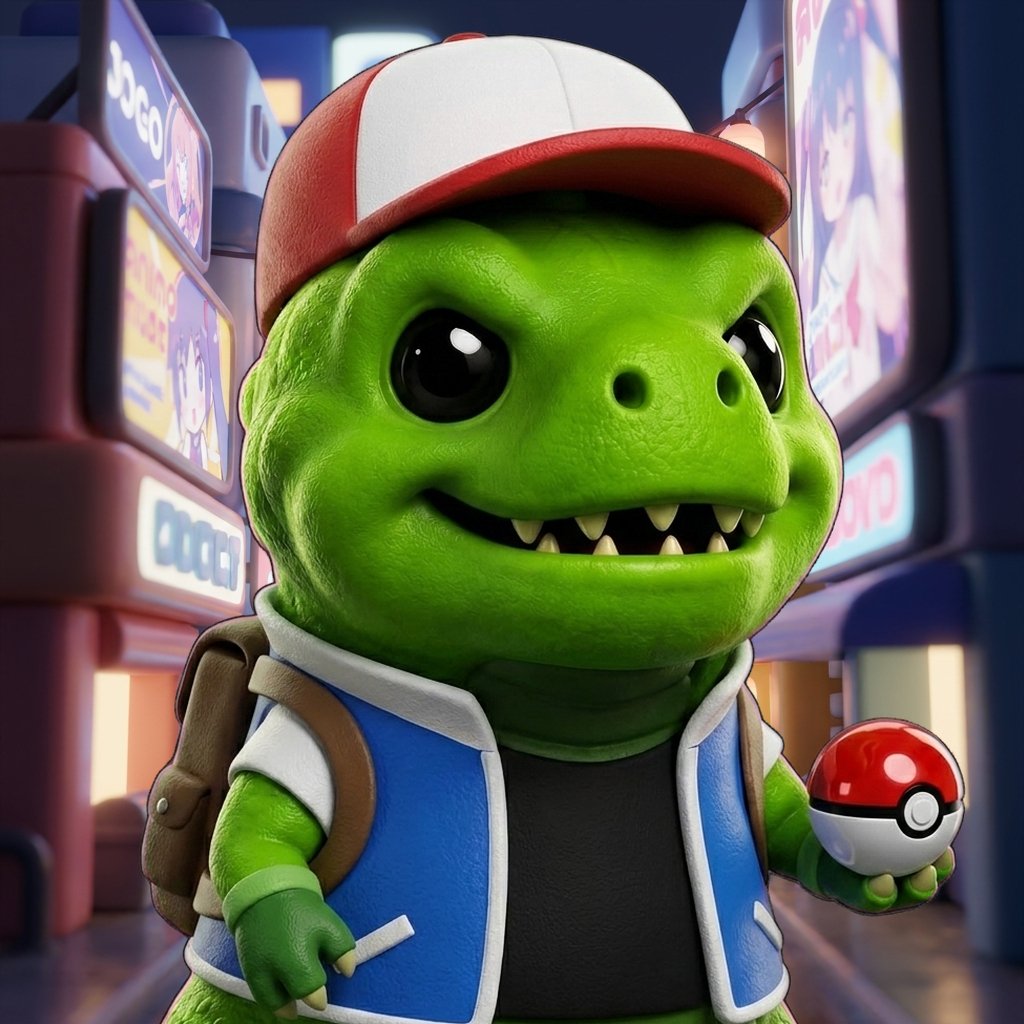 REX #0038 — Gotta Mint 'Em All NFT artwork