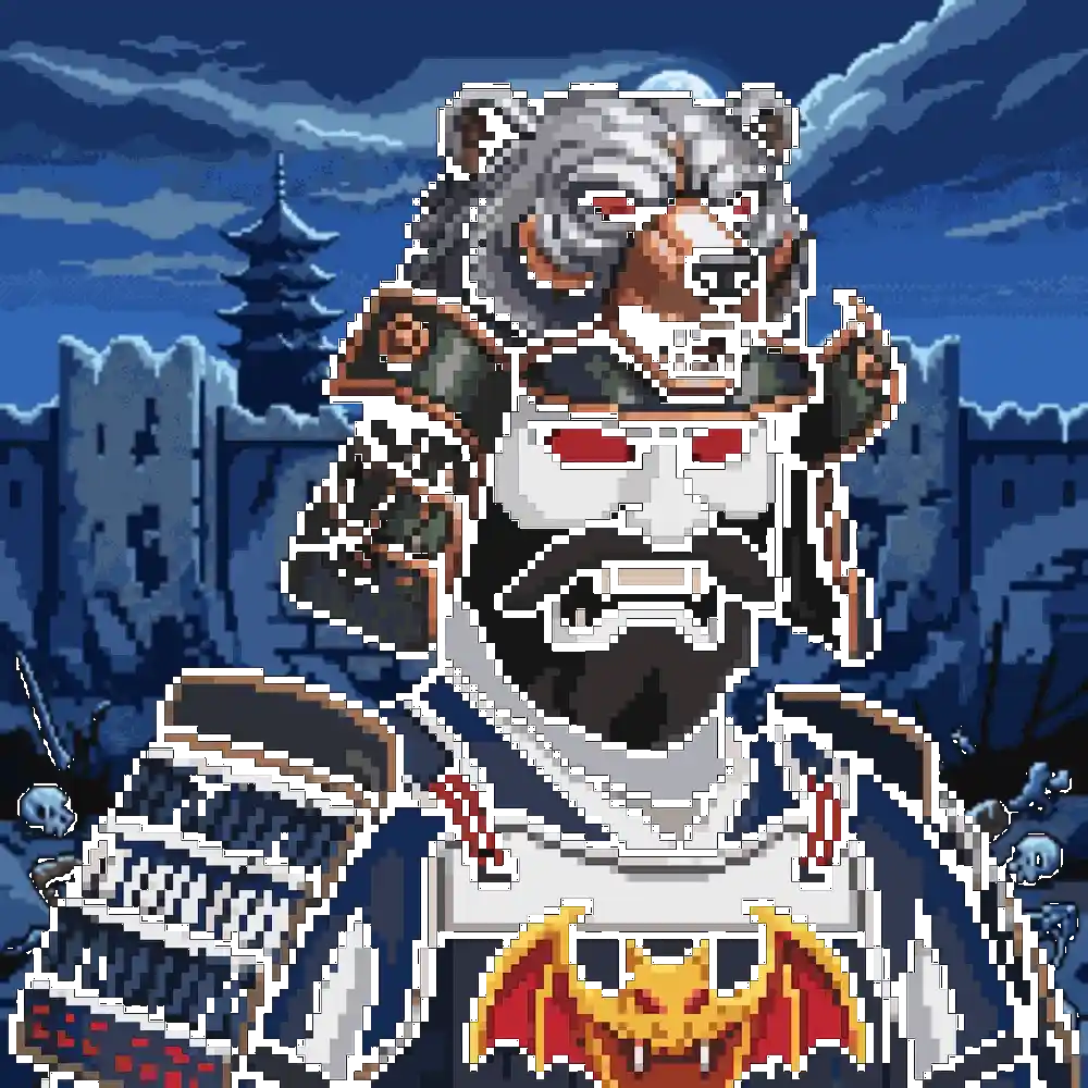 Samurai #2077 NFT artwork