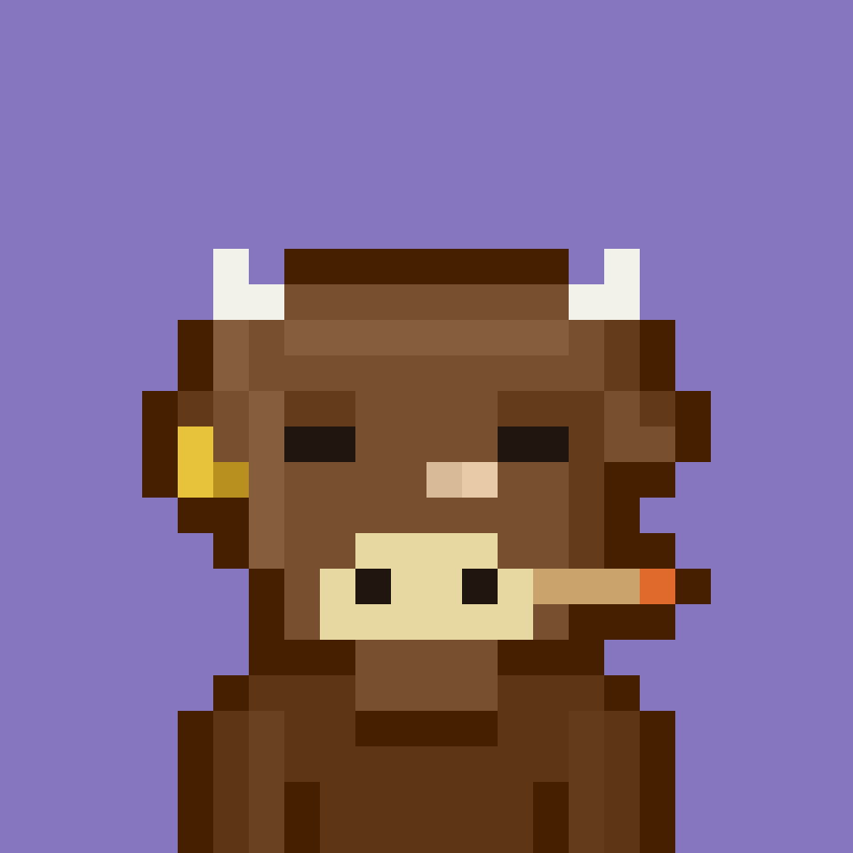 Bulltoshi #1867 NFT artwork