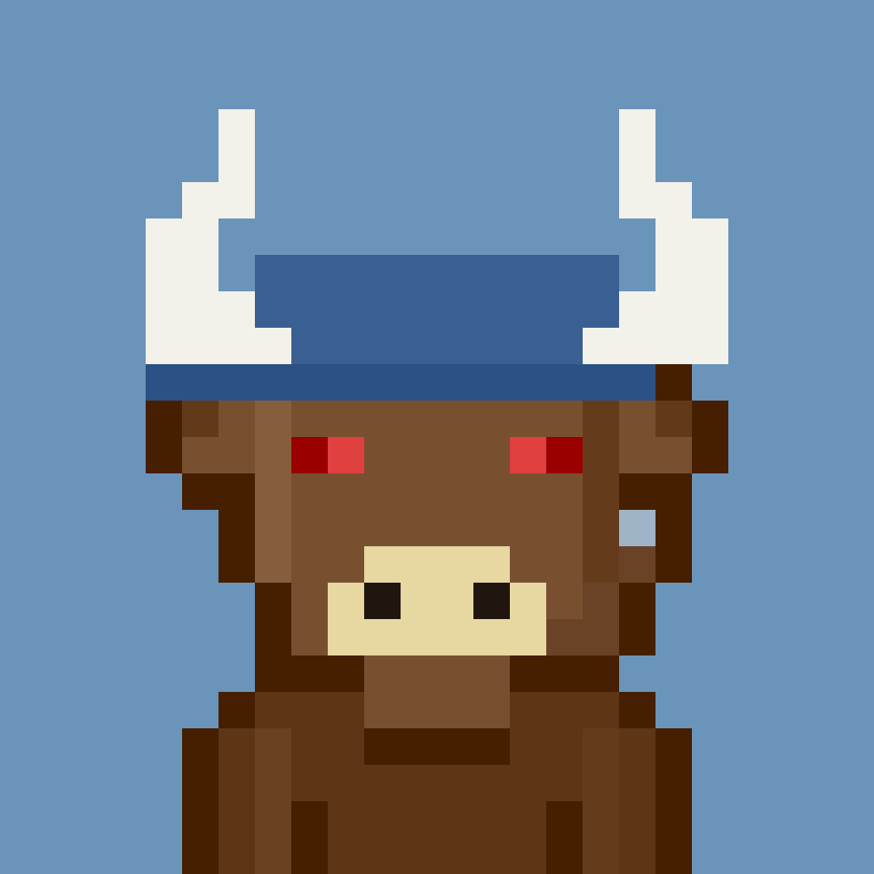 Bulltoshi #3037 NFT artwork
