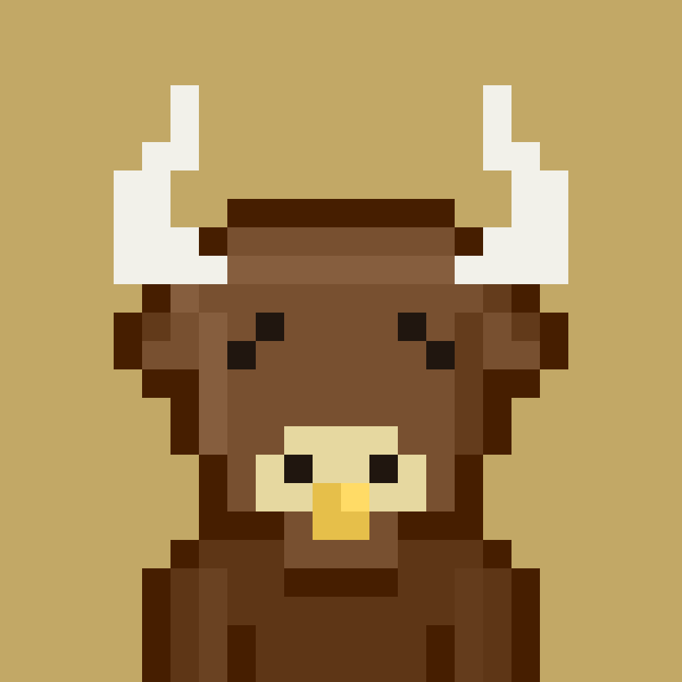 Bulltoshi #4292 NFT artwork