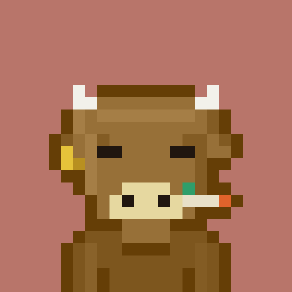 Bulltoshi #4421 NFT artwork