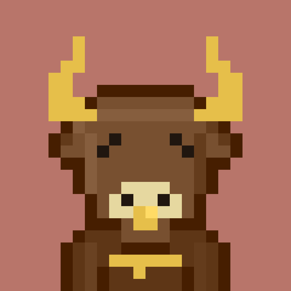 Bulltoshi #4740 NFT artwork