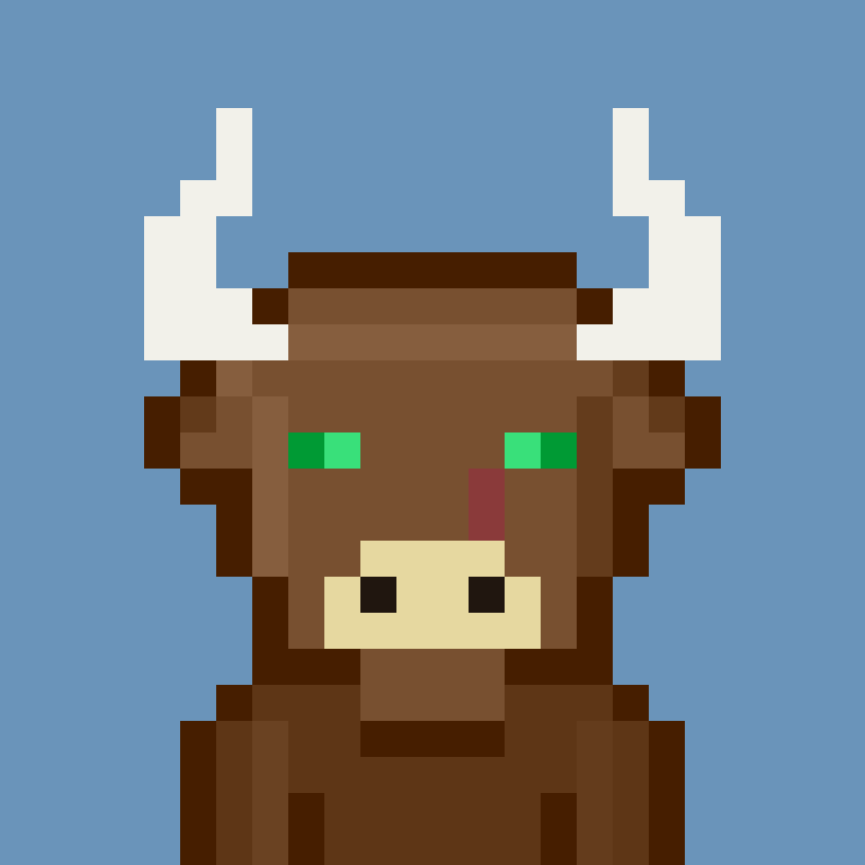 Bulltoshi #5332 NFT artwork