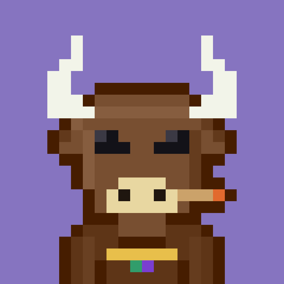 Bulltoshi #6295 NFT artwork