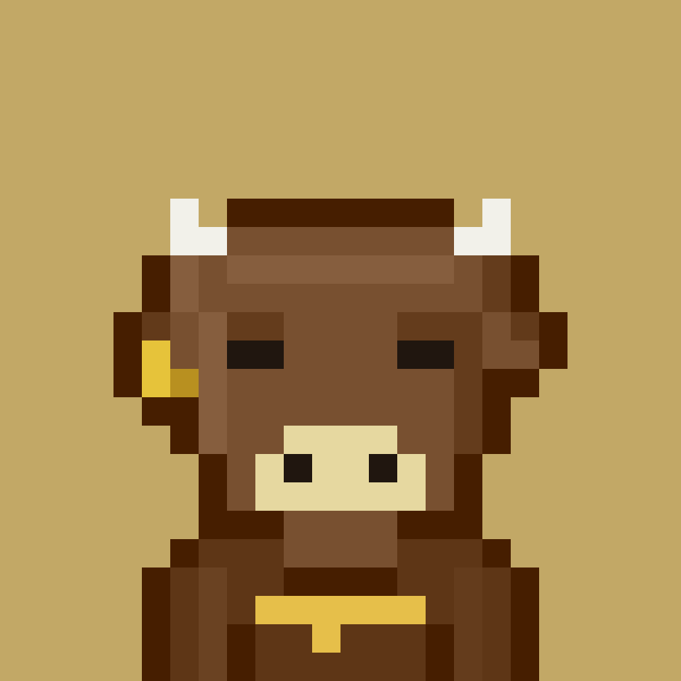 Bulltoshi #7588 NFT artwork