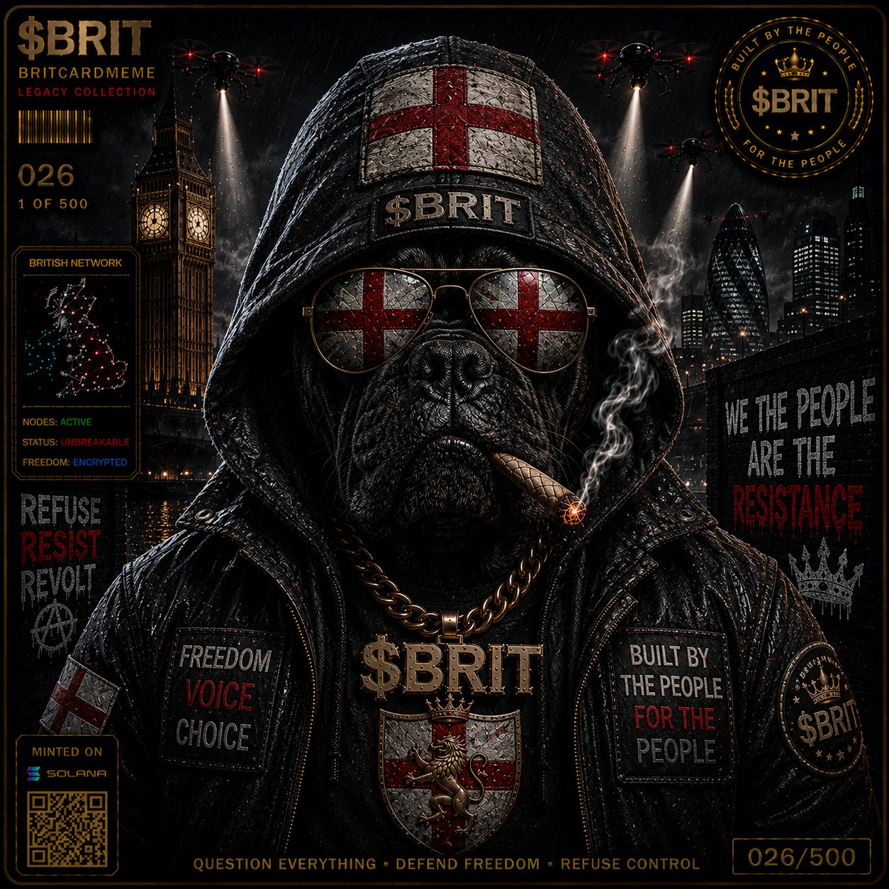 BritCard #26 NFT artwork