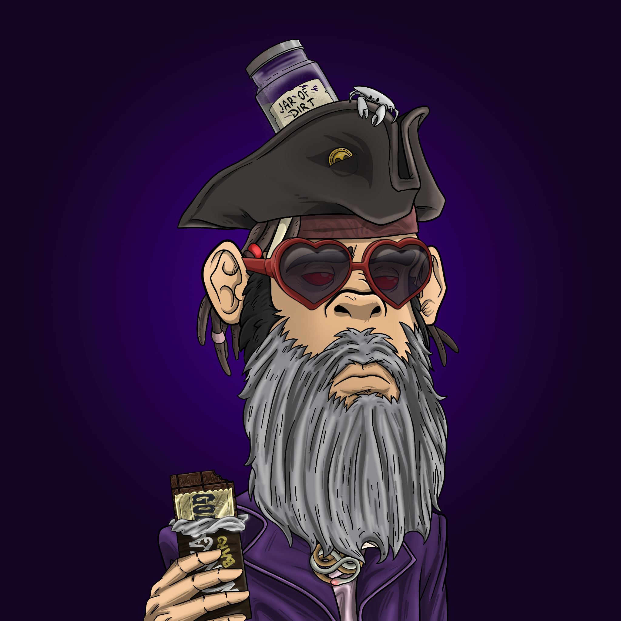 Time Traveling Chimp #2285 NFT artwork