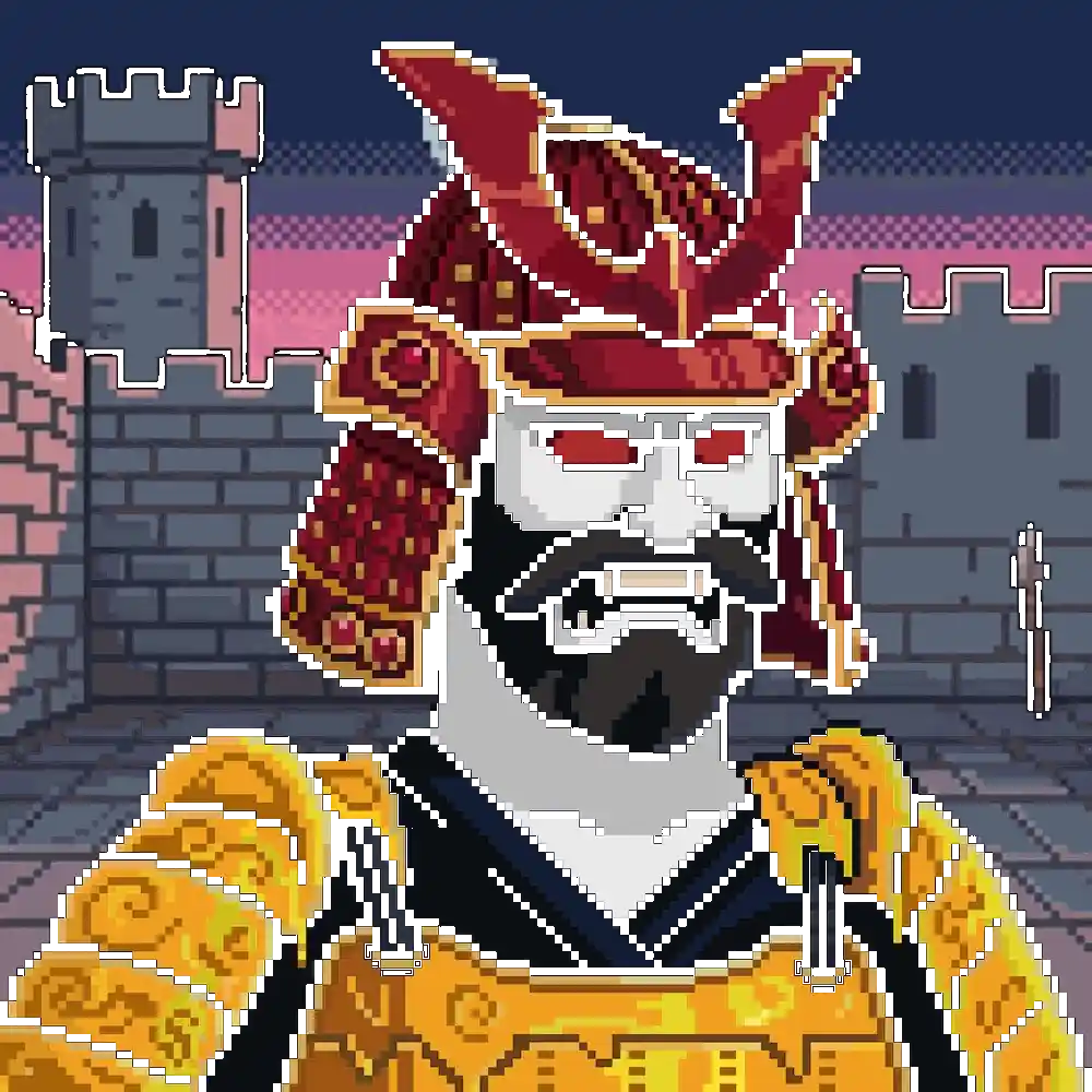 Samurai #2956 NFT artwork