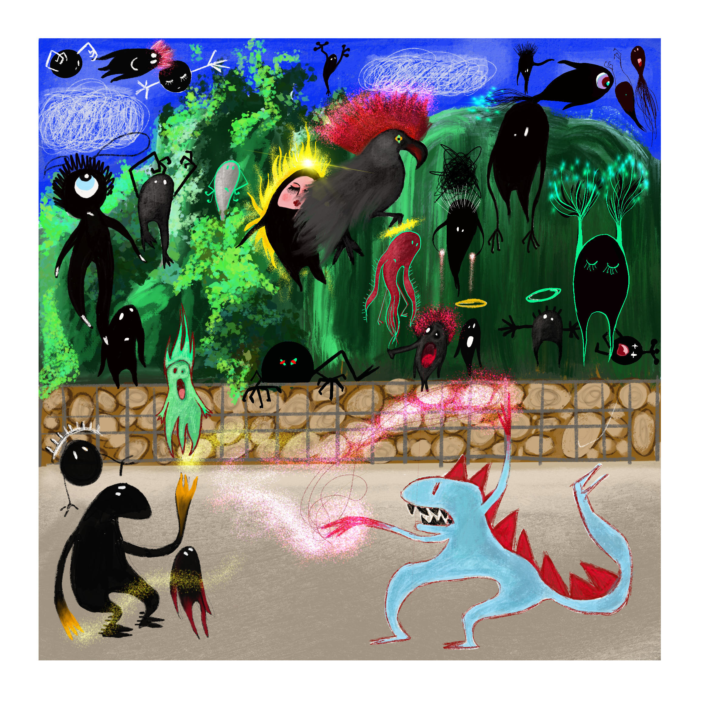 Les esprits du bord du Lez NFT artwork