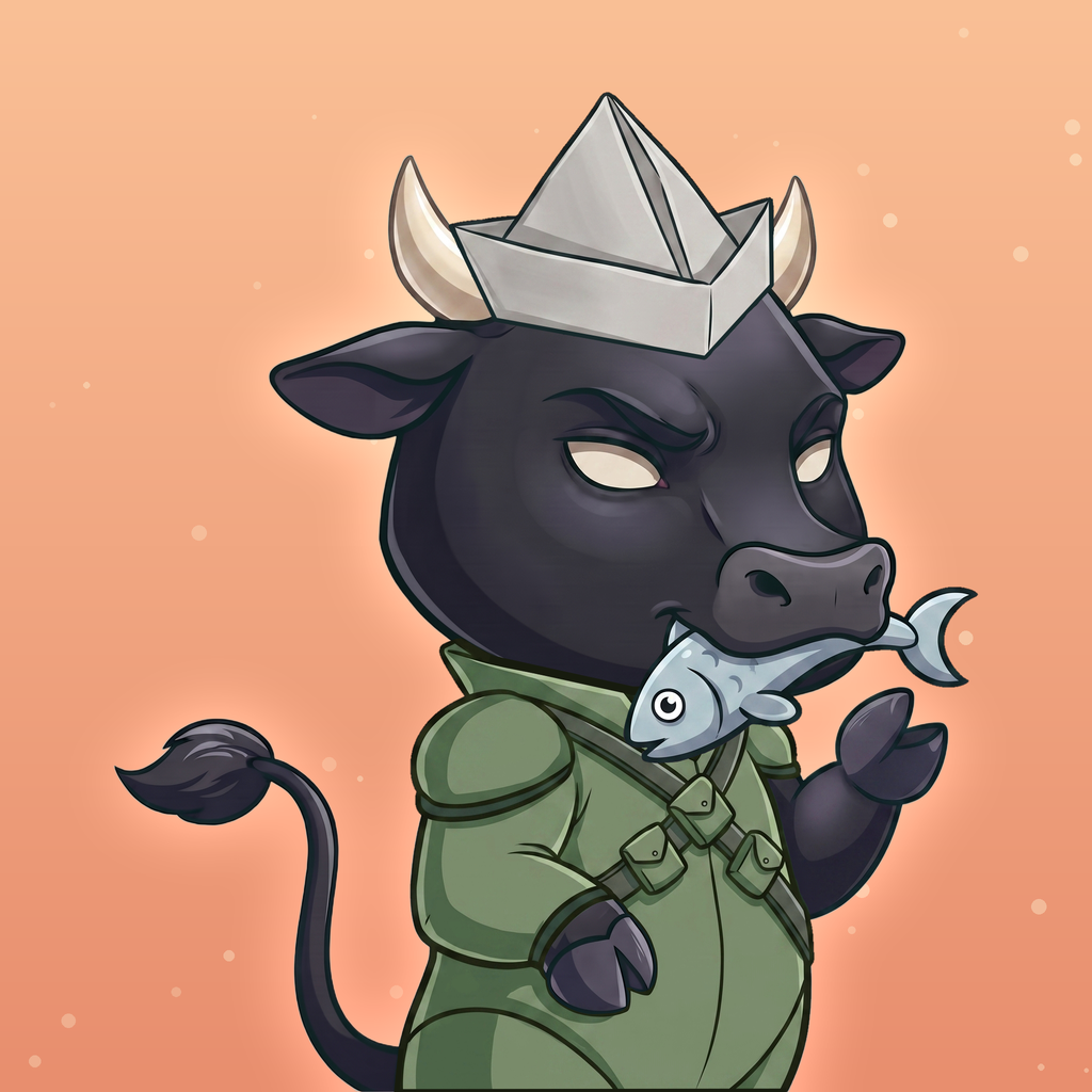 Black Bull #114 NFT artwork