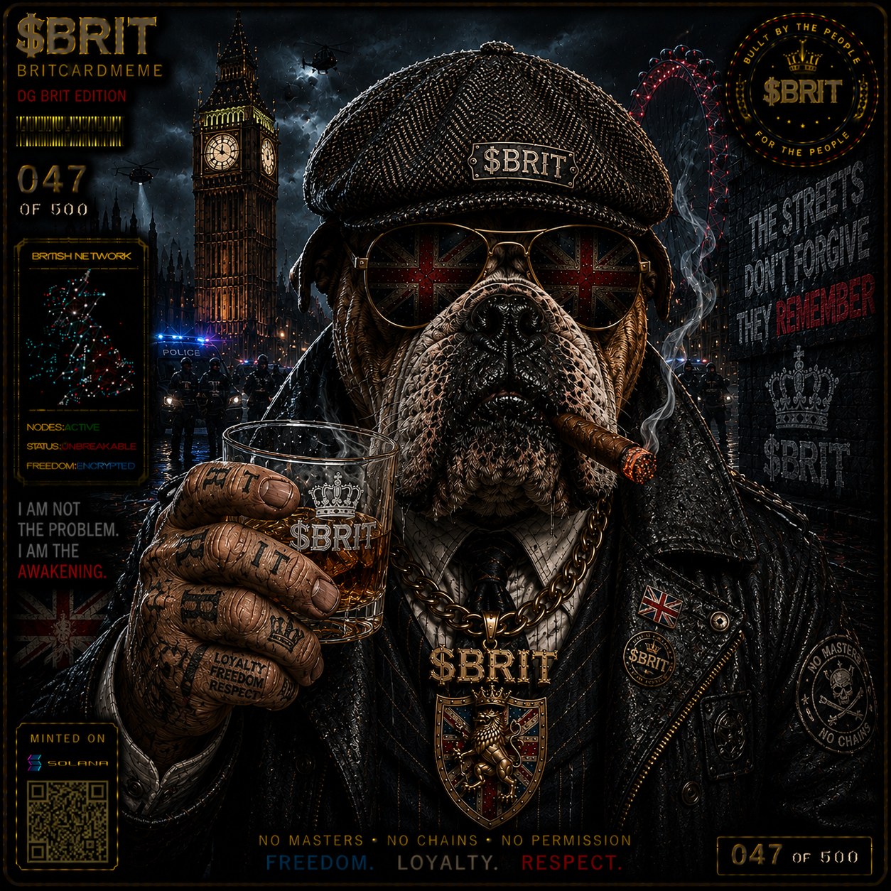 BritCard #47 NFT artwork