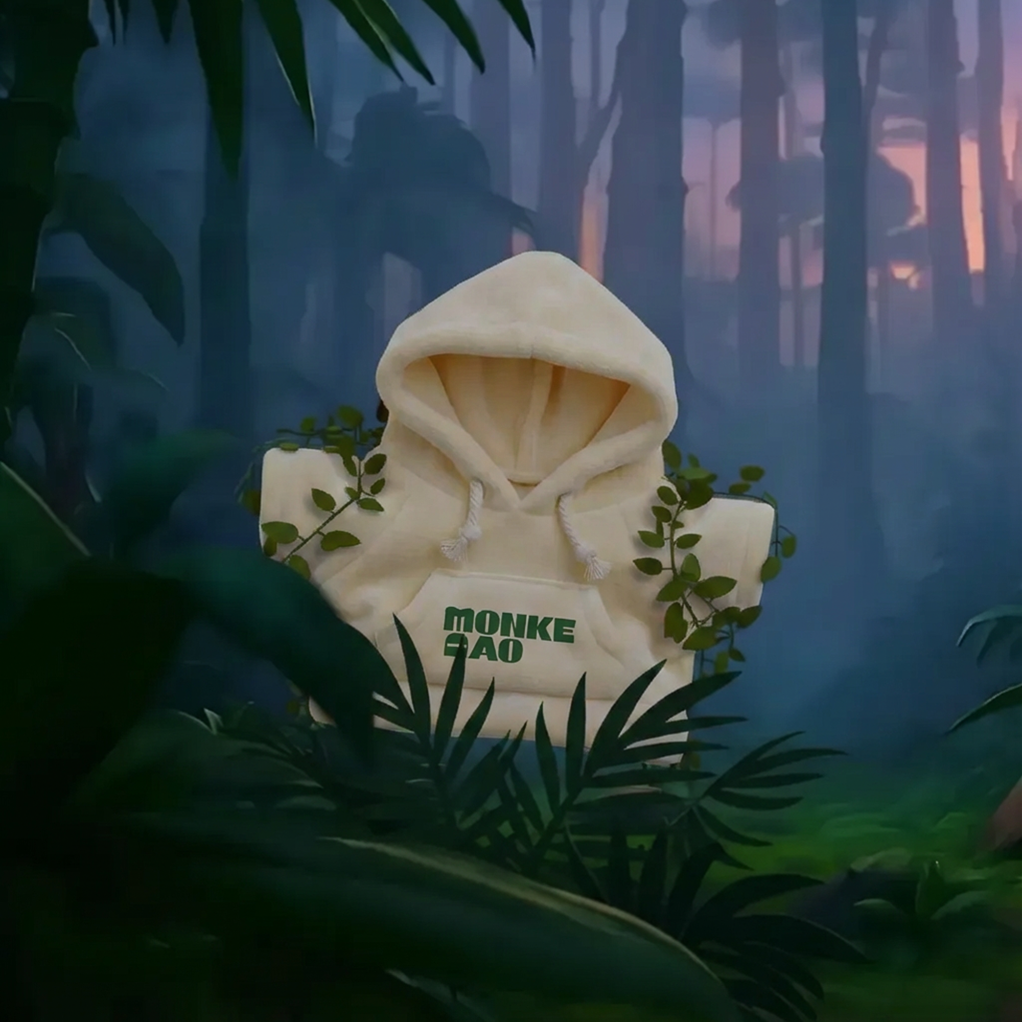 The MonkeDAO Hoodie #1492 NFT artwork