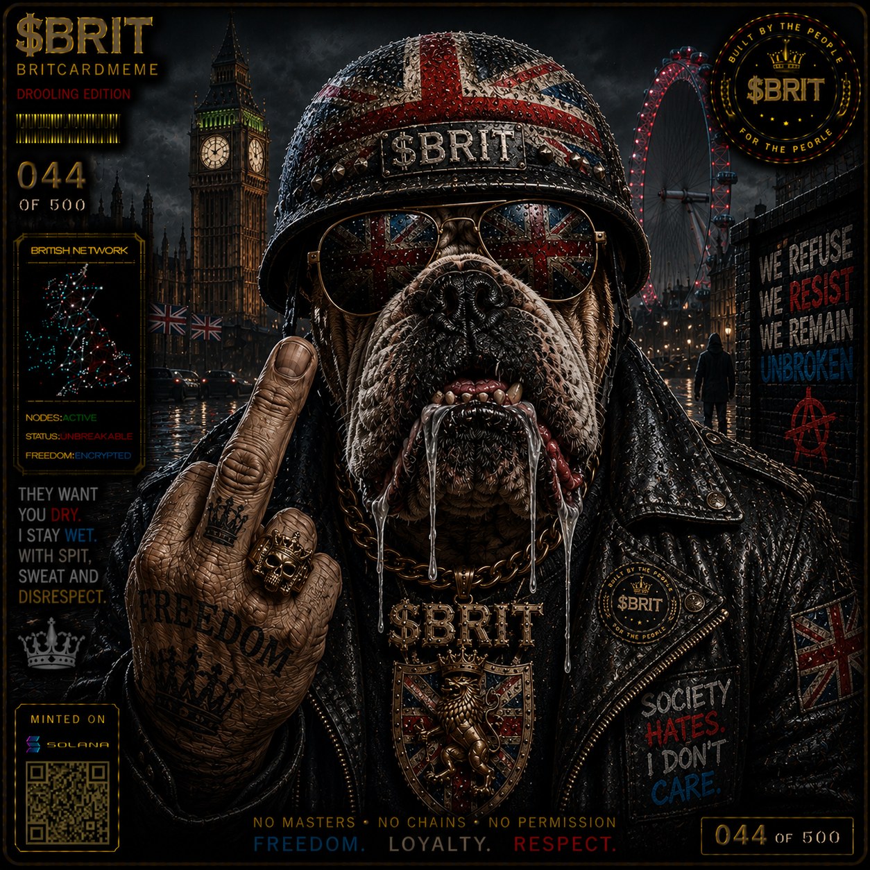 BritCard #44 NFT artwork