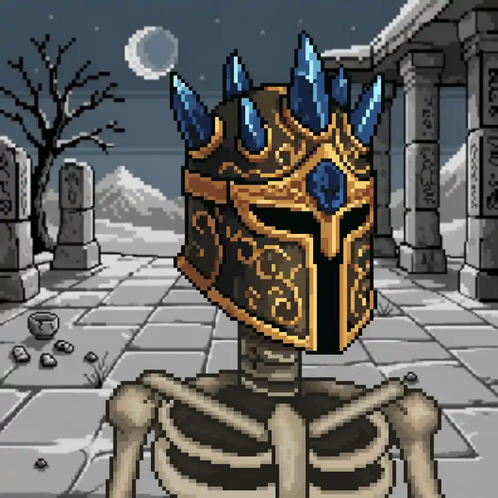 Skeleton #1838 NFT artwork