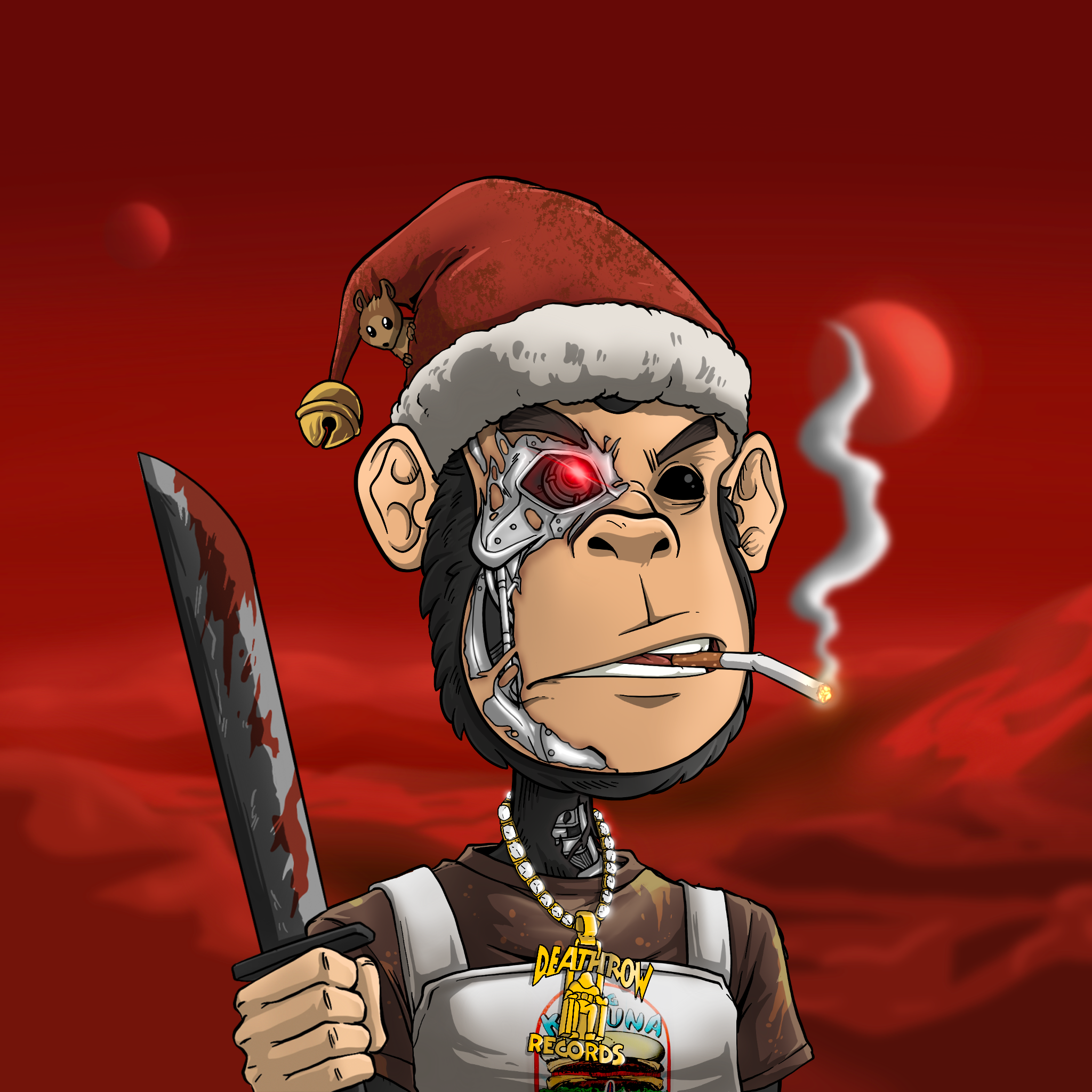 Time Traveling Chimp #1492 NFT artwork