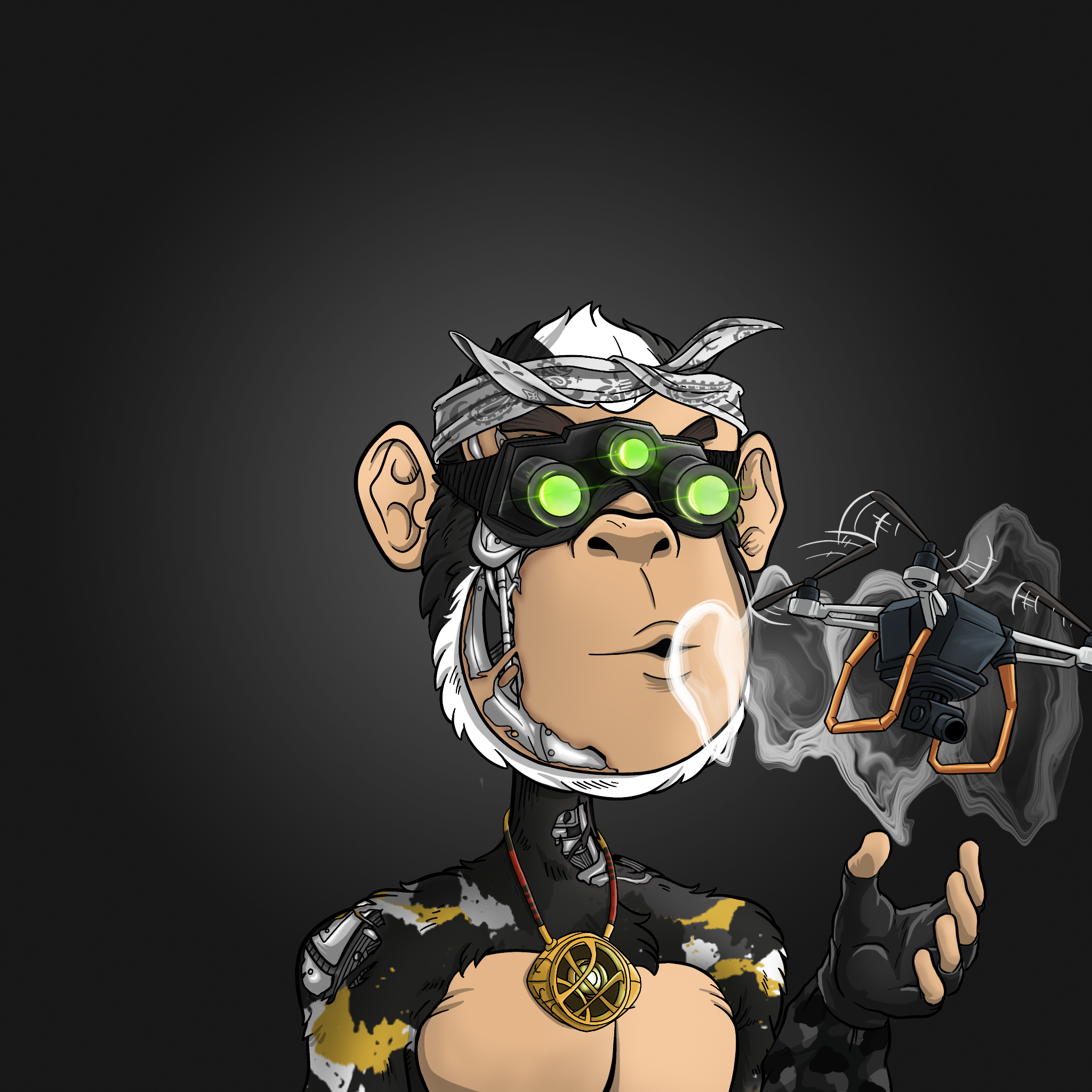 Time Traveling Chimp #2690 NFT artwork